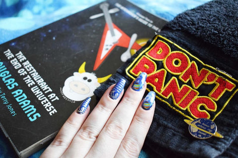 Don't Panic ✦ Nail Wrap ✦ 22 - tip Set - Espionage CosmeticsEspionage CosmeticsDon't Panic ✦ Nail Wrap ✦ 22 - tip Set