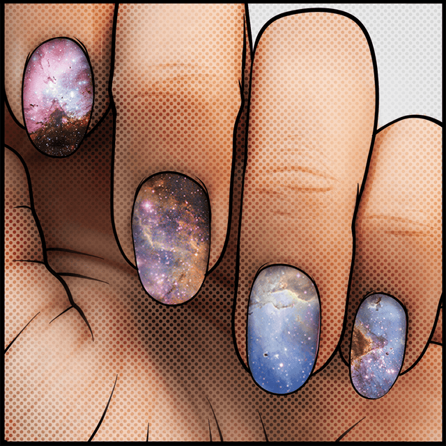 Eagle Nebula ✦ Nail Wrap ✦ 22 - tip Set - Espionage CosmeticsEspionage CosmeticsEagle Nebula ✦ Nail Wrap ✦ 22 - tip Set