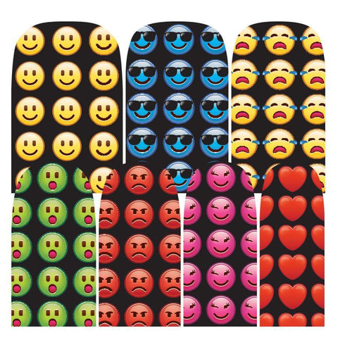 Emoji ✦ Nail Wrap ✦ 14 - tip Set - Espionage CosmeticsEspionage CosmeticsEmoji ✦ Nail Wrap ✦ 14 - tip Set