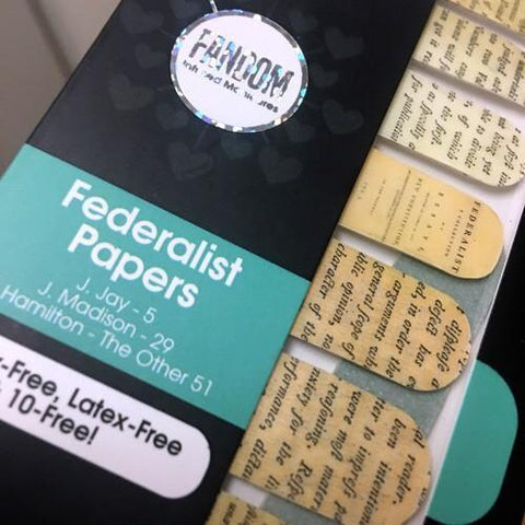 Federalist Papers ✦ Nail Wrap ✦ 22 - tip Set - Espionage CosmeticsEspionage CosmeticsFederalist Papers ✦ Nail Wrap ✦ 22 - tip Set