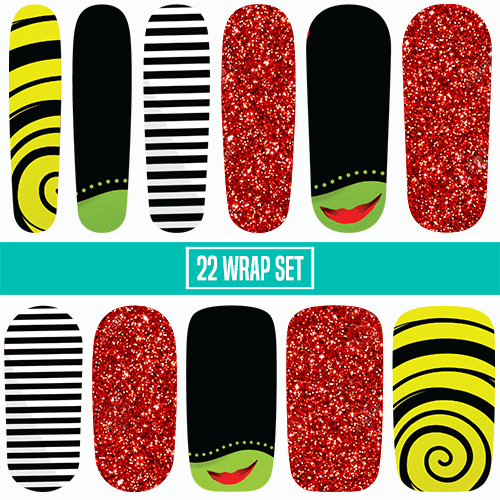 Feeling Wicked ✦ Nail Wrap ✦ 22 - tip Set - Espionage CosmeticsEspionage CosmeticsFeeling Wicked ✦ Nail Wrap ✦ 22 - tip Set