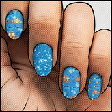 Finding Clownfish ✦ Nail Wrap ✦ 22 - tip Set - Espionage CosmeticsEspionage CosmeticsFinding Clownfish ✦ Nail Wrap ✦ 22 - tip Set