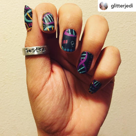 Genetics ✦ Nail Wrap ✦ 22 - tip Set - Espionage CosmeticsEspionage CosmeticsGenetics ✦ Nail Wrap ✦ 22 - tip Set