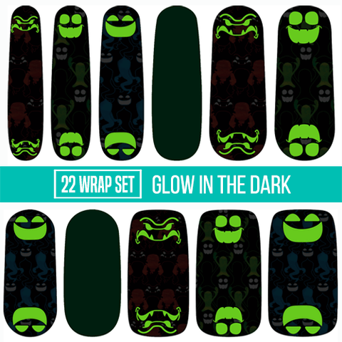 Ghosts Suck! ✦ Nail Wrap ✦ 22 - tip Set - Espionage CosmeticsEspionage CosmeticsGhosts Suck! ✦ Nail Wrap ✦ 22 - tip Set