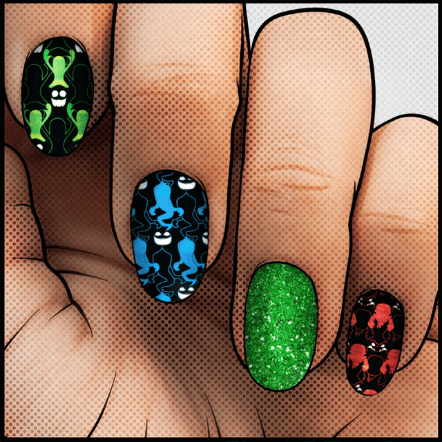 Ghosts Suck! ✦ Nail Wrap ✦ 22 - tip Set - Espionage CosmeticsEspionage CosmeticsGhosts Suck! ✦ Nail Wrap ✦ 22 - tip Set