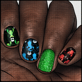 Ghosts Suck! ✦ Nail Wrap ✦ 22 - tip Set - Espionage CosmeticsEspionage CosmeticsGhosts Suck! ✦ Nail Wrap ✦ 22 - tip Set