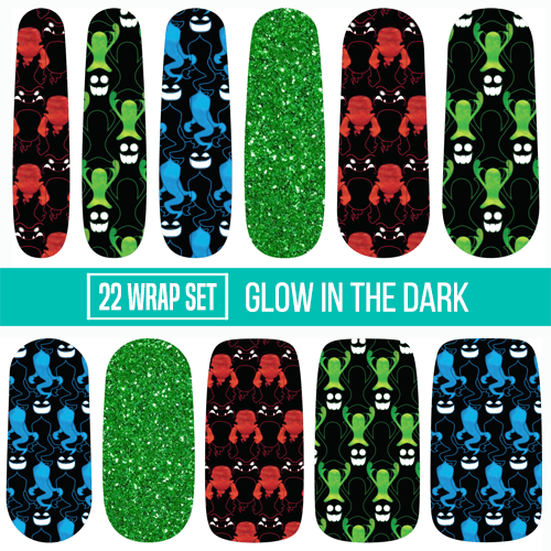 Ghosts Suck! ✦ Nail Wrap ✦ 22 - tip Set - Espionage CosmeticsEspionage CosmeticsGhosts Suck! ✦ Nail Wrap ✦ 22 - tip Set