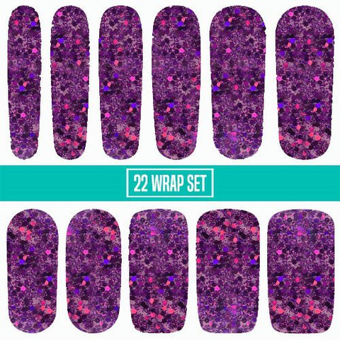 Glitter Bomb ✦ Nail Wrap Bundle ✦ 22 - tip Sets - Espionage CosmeticsEspionage CosmeticsGlitter Bomb ✦ Nail Wrap Bundle ✦ 22 - tip Sets