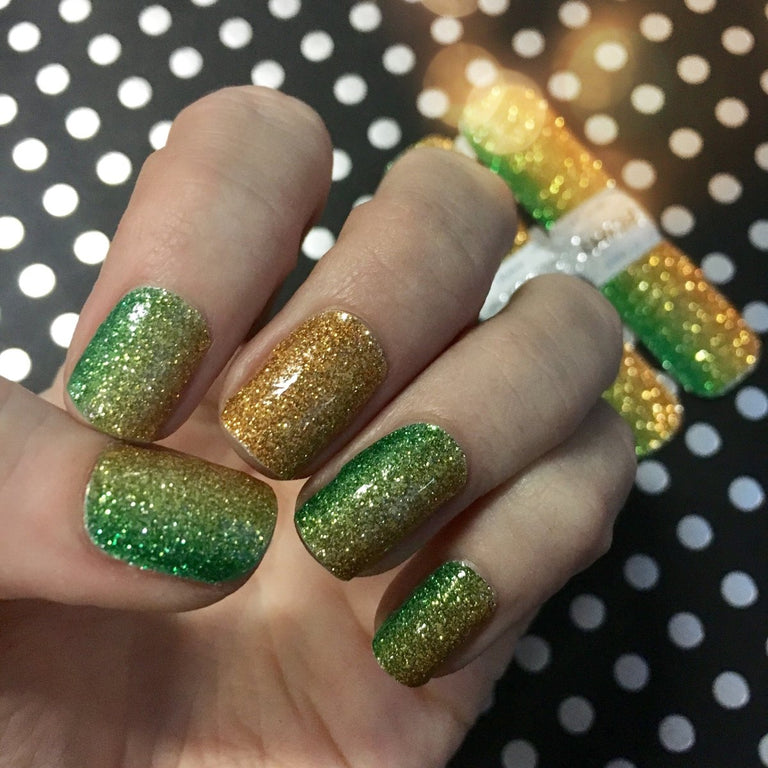 Glitter Gradient: Demi - god Glory ✦ Nail Wrap ✦ 14 - tip Set - Espionage CosmeticsEspionage CosmeticsGlitter Gradient: Demi - god Glory ✦ Nail Wrap ✦ 14 - tip Set