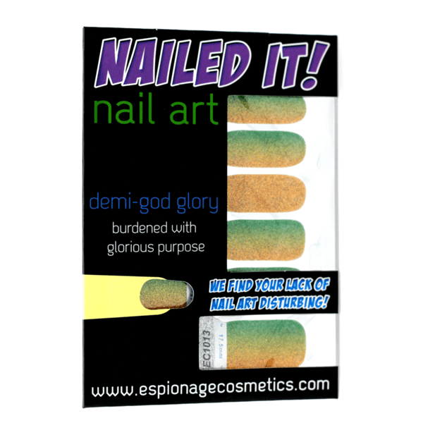 Glitter Gradient: Demi - god Glory ✦ Nail Wrap ✦ 14 - tip Set - Espionage CosmeticsEspionage CosmeticsGlitter Gradient: Demi - god Glory ✦ Nail Wrap ✦ 14 - tip Set