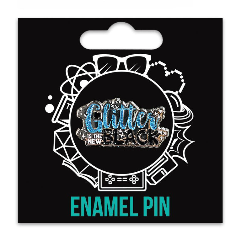 Glitter Is the New Black ✦ Merch ✦ Enamel Pin - Espionage CosmeticsEspionage CosmeticsGlitter Is the New Black ✦ Merch ✦ Enamel Pin