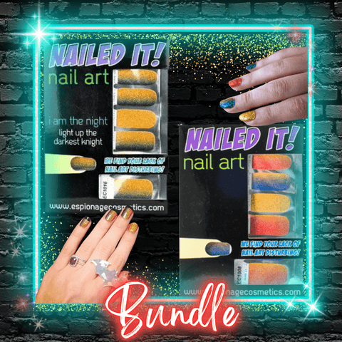 Gradients Bundle ✦ Nail Wrap Bundle ✦ 14 - tip Sets - Espionage CosmeticsEspionage CosmeticsGradients Bundle ✦ Nail Wrap Bundle ✦ 14 - tip Sets