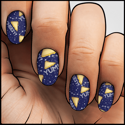 Grilled Cheese Dipper ✦ Nail Wrap ✦ 22 - tip Set - Espionage CosmeticsEspionage CosmeticsGrilled Cheese Dipper ✦ Nail Wrap ✦ 22 - tip Set