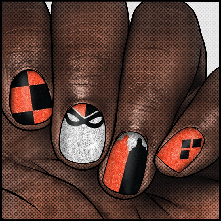 Harlequin ✦ Nail Wrap ✦ 22 - tip Set - Espionage CosmeticsEspionage CosmeticsHarlequin ✦ Nail Wrap ✦ 22 - tip Set