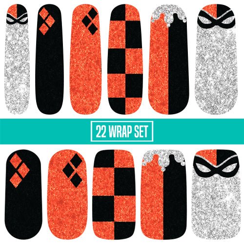 Harlequin ✦ Nail Wrap ✦ 22 - tip Set - Espionage CosmeticsEspionage CosmeticsHarlequin ✦ Nail Wrap ✦ 22 - tip Set