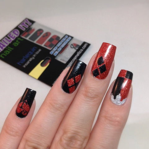 Harlequin ✦ Nail Wrap ✦ 22 - tip Set - Espionage CosmeticsEspionage CosmeticsHarlequin ✦ Nail Wrap ✦ 22 - tip Set