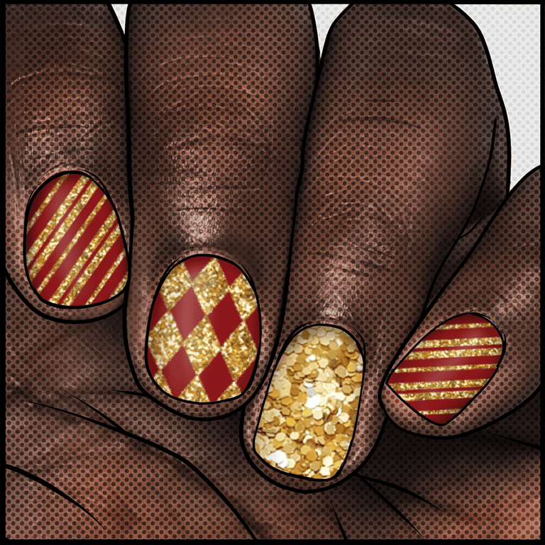 House of the Lion ✦ Nail Wrap ✦ 22 - tip Set - Espionage CosmeticsEspionage CosmeticsHouse of the Lion ✦ Nail Wrap ✦ 22 - tip Set