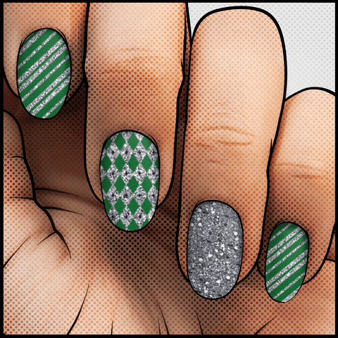 House of the Serpent ✦ Nail Wrap ✦ 22 - tip Set - Espionage CosmeticsEspionage CosmeticsHouse of the Serpent ✦ Nail Wrap ✦ 22 - tip Set