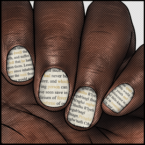 Literary ✦ Nail Wrap ✦ 22 - tip Set - Espionage CosmeticsEspionage CosmeticsLiterary ✦ Nail Wrap ✦ 22 - tip Set