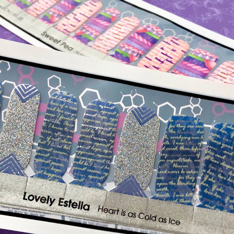 Lovely Estella ✦ Nail Wrap ✦ 22 - tip Set - Espionage CosmeticsEspionage CosmeticsLovely Estella ✦ Nail Wrap ✦ 22 - tip Set