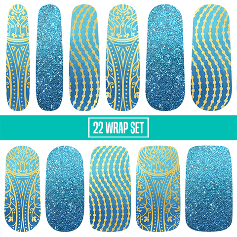 Mark of Royalty ✦ Nail Wrap ✦ 22 - tip Set - Espionage CosmeticsEspionage CosmeticsMark of Royalty ✦ Nail Wrap ✦ 22 - tip Set