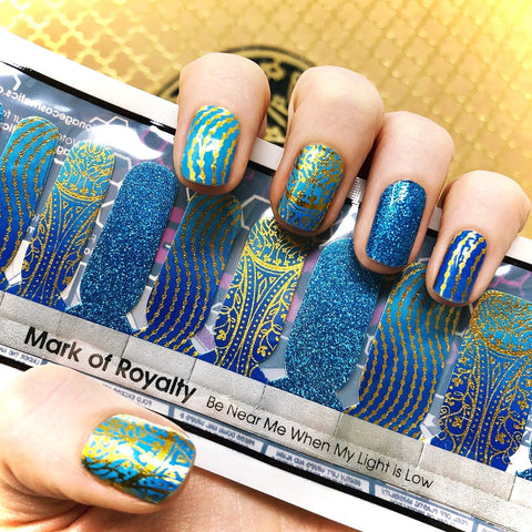 Mark of Royalty ✦ Nail Wrap ✦ 22 - tip Set - Espionage CosmeticsEspionage CosmeticsMark of Royalty ✦ Nail Wrap ✦ 22 - tip Set