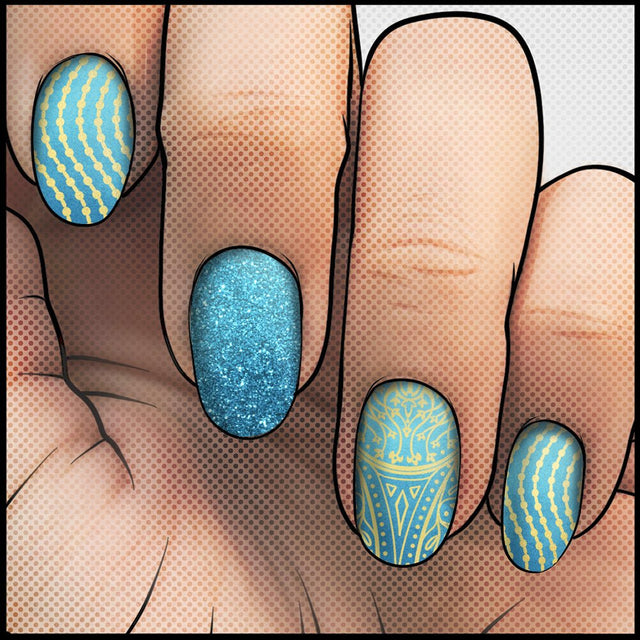 Mark of Royalty ✦ Nail Wrap ✦ 22 - tip Set - Espionage CosmeticsEspionage CosmeticsMark of Royalty ✦ Nail Wrap ✦ 22 - tip Set