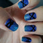 MASKS Blue & Purple ✦ Nail Wrap ✦ 14 - tip Set - Espionage CosmeticsEspionage CosmeticsMASKS Blue & Purple ✦ Nail Wrap ✦ 14 - tip Set