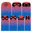 MASKS Blue & Red ✦ Nail Wrap ✦ 14 - tip Set - Espionage CosmeticsEspionage CosmeticsMASKS Blue & Red ✦ Nail Wrap ✦ 14 - tip Set