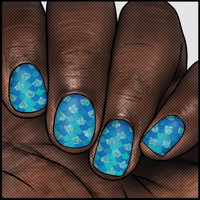 Mermaid Scales ✦ Nail Wrap ✦ 22 - tip Set - Espionage CosmeticsEspionage CosmeticsMermaid Scales ✦ Nail Wrap ✦ 22 - tip Set