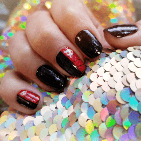 Midnight Fury ✦ Nail Wrap ✦ 22 - tip Set - Espionage CosmeticsEspionage CosmeticsMidnight Fury ✦ Nail Wrap ✦ 22 - tip Set