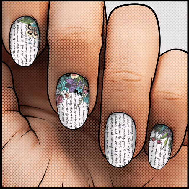 Mrs. Darcy ✦ FEATURED ARTIST Nail Wrap ✦ 22 - tip Set - Espionage CosmeticsEspionage CosmeticsMrs. Darcy ✦ FEATURED ARTIST Nail Wrap ✦ 22 - tip Set