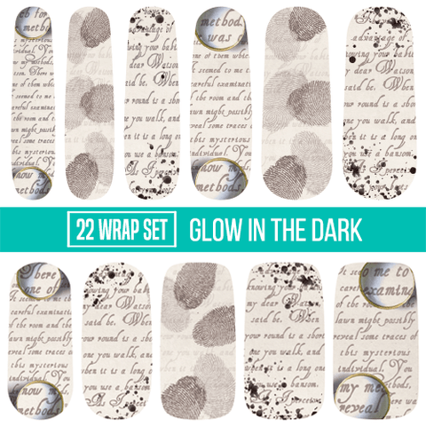 My Dear Watson ✦ Nail Wrap ✦ 22 - tip Set - Espionage CosmeticsEspionage CosmeticsMy Dear Watson ✦ Nail Wrap ✦ 22 - tip Set