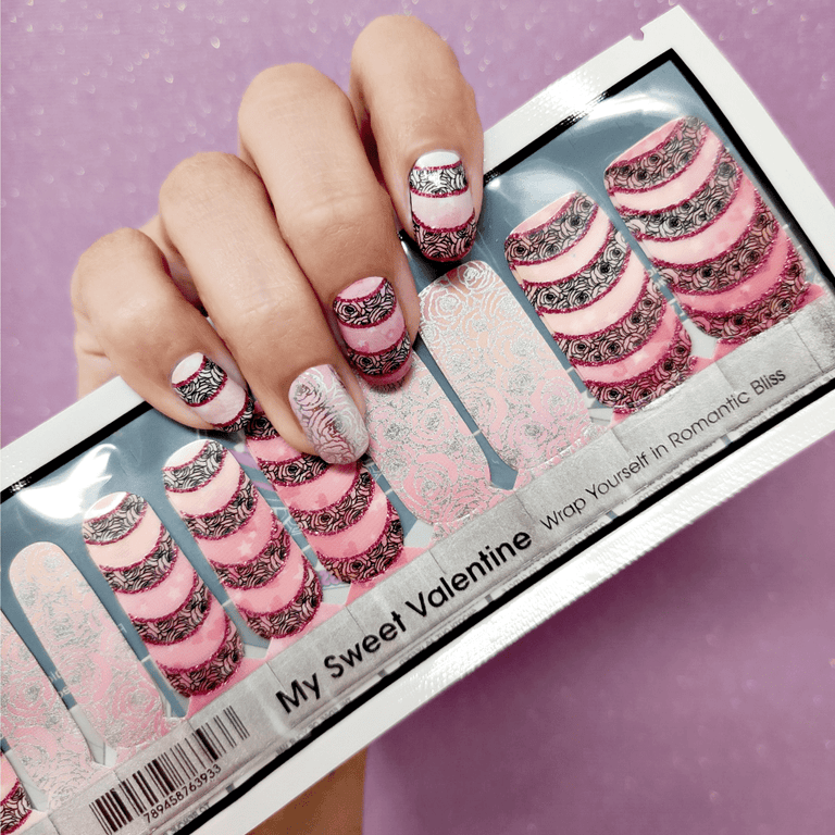 My Sweet Valentine ✦ Nail Wrap ✦ 22 - tip Set - Espionage CosmeticsEspionage CosmeticsMy Sweet Valentine ✦ Nail Wrap ✦ 22 - tip Set