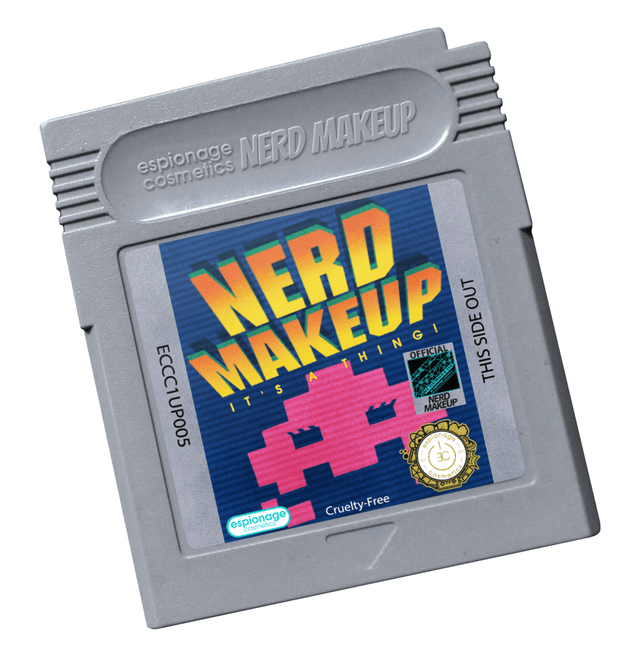 Nerd Makeup Invaders ✦ Cartridge Compact ✦ Grey OLD SCHOOL - Espionage CosmeticsEspionage CosmeticsNerd Makeup Invaders ✦ Cartridge Compact ✦ Grey OLD SCHOOL