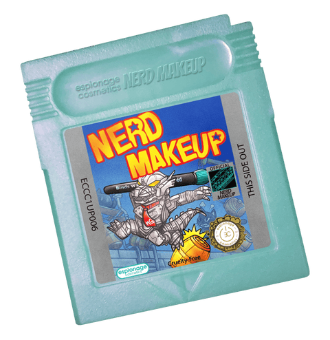 Nerd Makeup Kongzilla ✦ Cartridge Compact ✦ Teal Shimmer - Espionage CosmeticsEspionage CosmeticsNerd Makeup Kongzilla ✦ Cartridge Compact ✦ Teal Shimmer