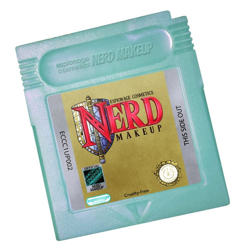 Nerd Makeup Legend ✦ Cartridge Compact ✦ Teal Shimmer - Espionage CosmeticsEspionage CosmeticsNerd Makeup Legend ✦ Cartridge Compact ✦ Teal Shimmer