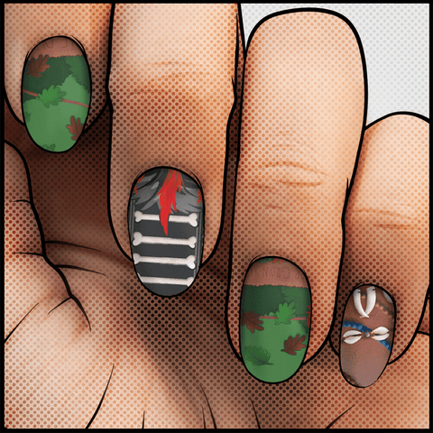 Never Land ✦ Nail Wrap ✦ 22 - tip Set - Espionage CosmeticsEspionage CosmeticsNever Land ✦ Nail Wrap ✦ 22 - tip Set