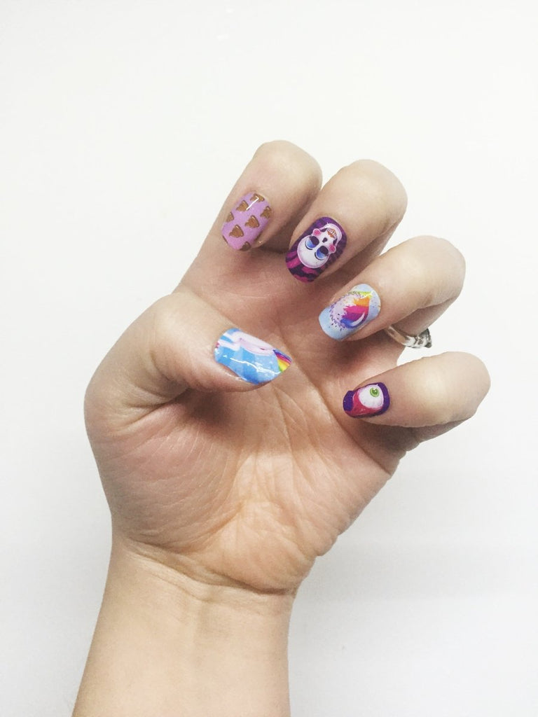 Nostalgic Nightmare ✦ Nail Wrap ✦ 22 - tip Set - Espionage CosmeticsEspionage CosmeticsNostalgic Nightmare ✦ Nail Wrap ✦ 22 - tip Set