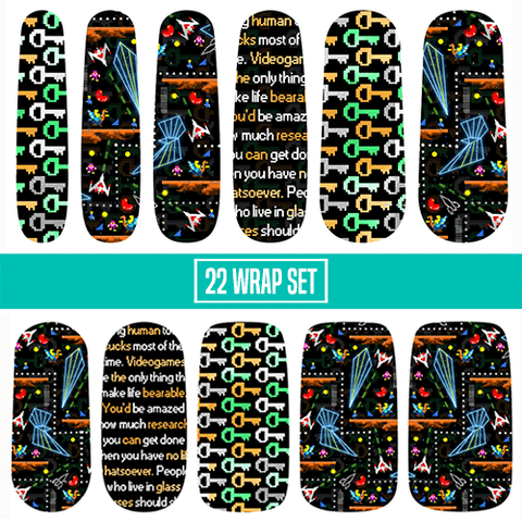 OASIS ✦ Nail Wrap ✦ 22 - tip Set - Espionage CosmeticsEspionage CosmeticsOASIS ✦ Nail Wrap ✦ 22 - tip Set