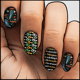 OASIS ✦ Nail Wrap ✦ 22 - tip Set - Espionage CosmeticsEspionage CosmeticsOASIS ✦ Nail Wrap ✦ 22 - tip Set