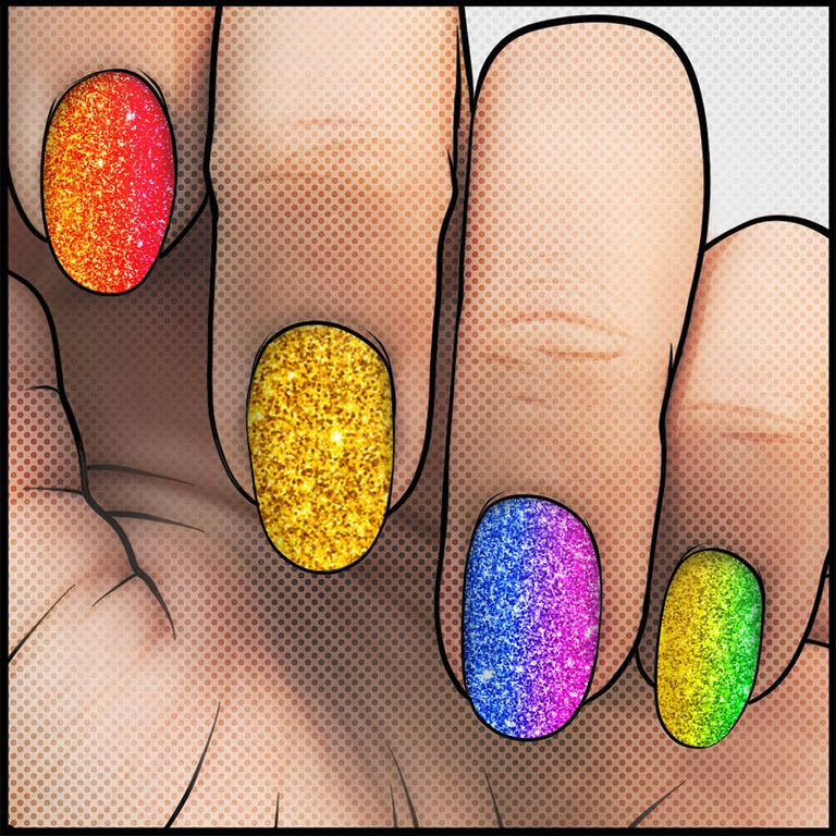 Oh, Snap! ✦ Glitter Jedi Approved Nail Wrap ✦ 22 - tip Set - Espionage CosmeticsEspionage CosmeticsOh, Snap! ✦ Glitter Jedi Approved Nail Wrap ✦ 22 - tip Set