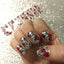 Paint The Roses Red ✦ Nail Wrap ✦ 22 - tip Set - Espionage CosmeticsEspionage CosmeticsPaint The Roses Red ✦ Nail Wrap ✦ 22 - tip Set