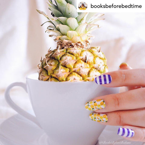 Pineapple Bliss ✦ Nail Wrap ✦ 22 - tip Set - Espionage CosmeticsEspionage CosmeticsPineapple Bliss ✦ Nail Wrap ✦ 22 - tip Set