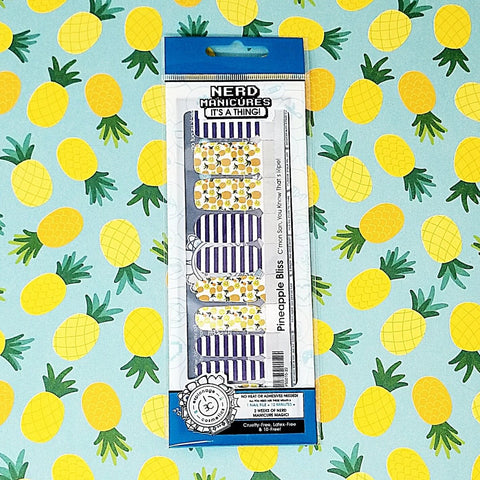 Pineapple Bliss ✦ Nail Wrap ✦ 22 - tip Set - Espionage CosmeticsEspionage CosmeticsPineapple Bliss ✦ Nail Wrap ✦ 22 - tip Set