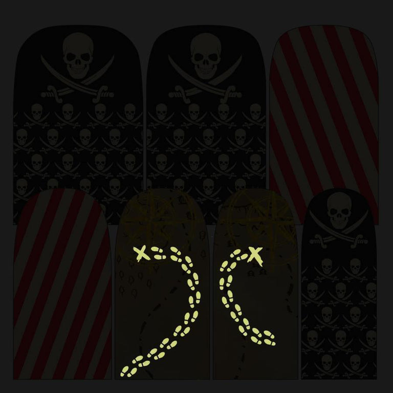 Pirates, Ahoy! ✦ Nail Wrap ✦ 14 - tip Set - Espionage CosmeticsEspionage CosmeticsPirates, Ahoy! ✦ Nail Wrap ✦ 14 - tip Set