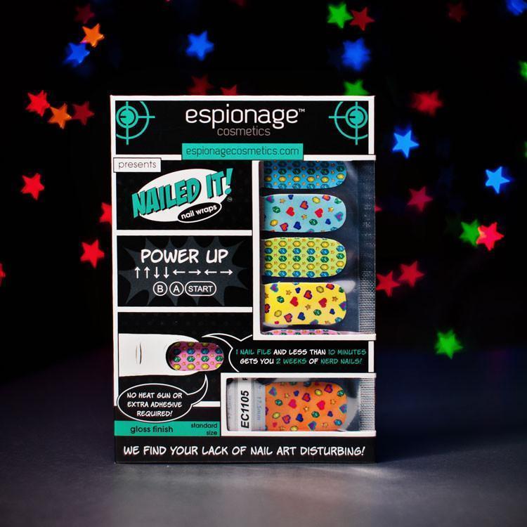 Power Up ✦ Nail Wrap ✦ 14. - tip Set - Espionage CosmeticsEspionage CosmeticsPower Up ✦ Nail Wrap ✦ 14. - tip Set