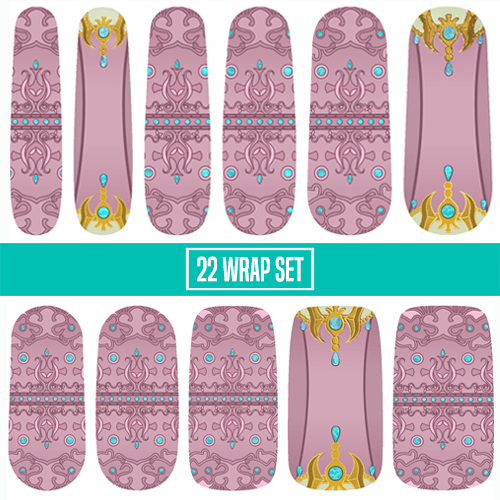 Princess of Wisdom ✦ Nail Wrap ✦ 22 - tip Set - Espionage CosmeticsEspionage CosmeticsPrincess of Wisdom ✦ Nail Wrap ✦ 22 - tip Set