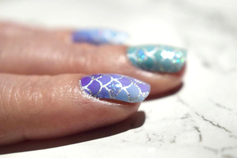 Rainbow Mermaid Scales ✦ Nail Wrap ✦ 22 - tip Set - Espionage CosmeticsEspionage CosmeticsRainbow Mermaid Scales ✦ Nail Wrap ✦ 22 - tip Set