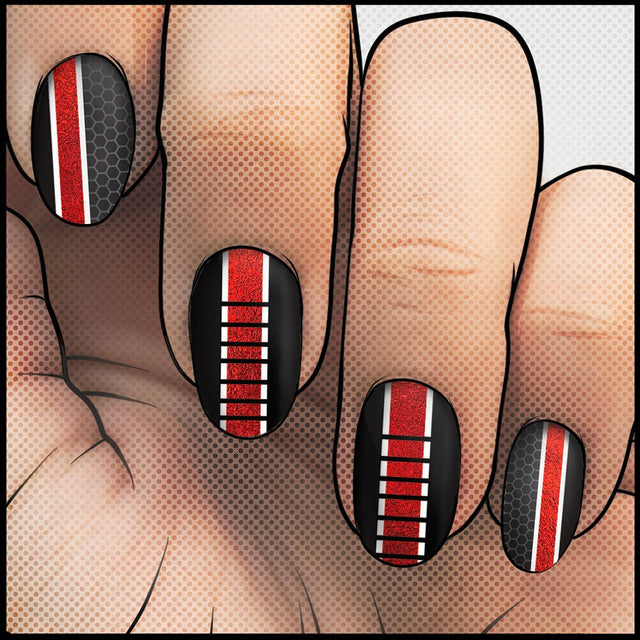 Sass Effect ✦ Nail Wrap ✦ 22 - tip Set - Espionage CosmeticsEspionage CosmeticsSass Effect ✦ Nail Wrap ✦ 22 - tip Set